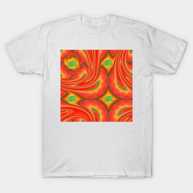 Tie Dye Autumn T-Shirt by justrachna